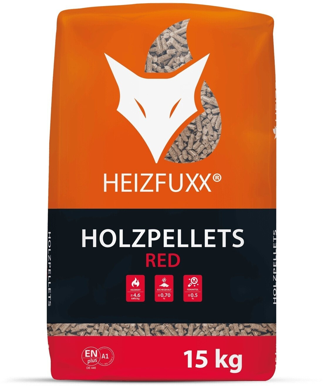 Heizfuxx Holzpellets Red 20 x 15 kg Set (300 kg) – Bild 2